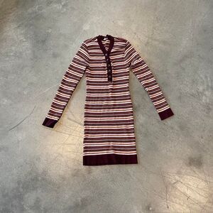 Aeropostale knit striped dress size large